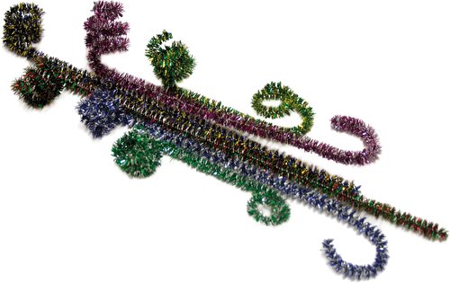 FIXO - VARITAS FLEXIBLES SMART con PURPURINA 30 cm.x6 mm. AZUL/ORO PACK de 50 (Ref.3080/68014400)