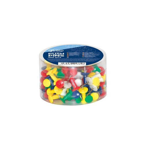 FOROFIS - AGUJA SEÑALZ.PUSH-PIN C/100 SURT (Ref.91362)