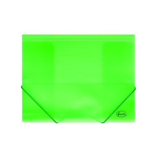 FOROFIS - CARPETA SOLAP. PP A4 TRANS. VERDE (Ref.91160)