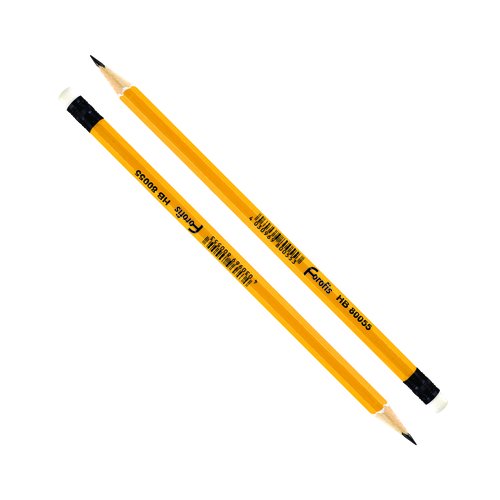 FOROFIS - LAPIZ de GRAFITO HEXA c/GOMA HB (Ref.91555)