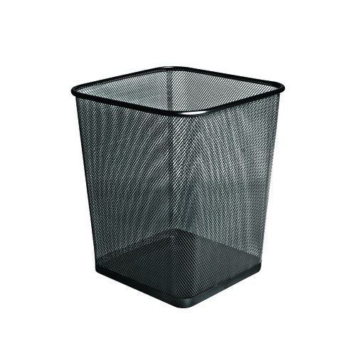 FOROFIS - PAPELERA METAL CUADRADA NEGRA (Ref.91328)