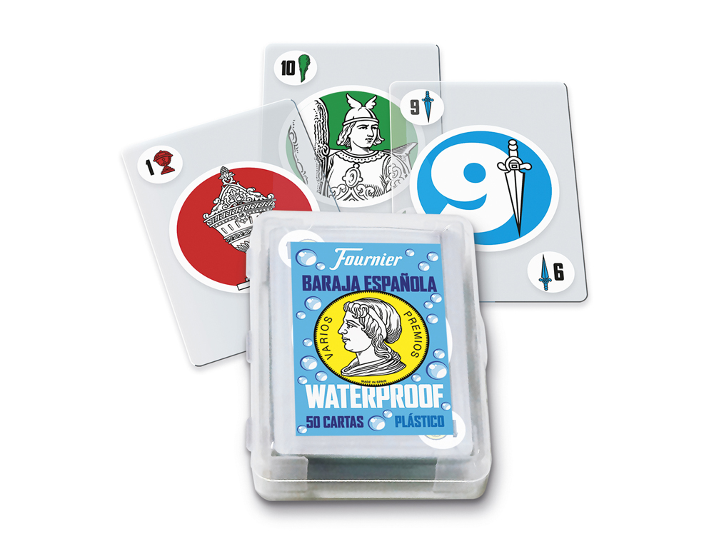 FOURNIER - BARAJA ESPAÑOLA WATERPROOF 50 CARTAS (Ref.130012144)