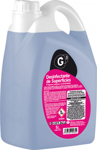G3 - DESINFECTANTE SUPERFICIES 5L (Ref.LI303)