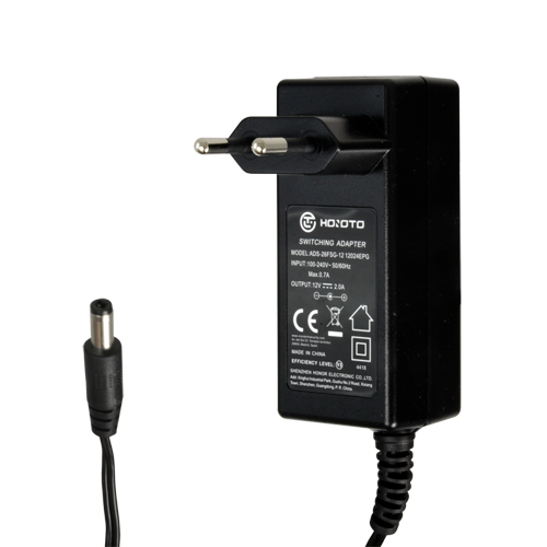 GENERICOS - Fuente de alimentacion - Salida DC 12 V 2 A - 1 salida - Jack estandar - Estabilizado - Longitud de (Ref.DC12V2A)