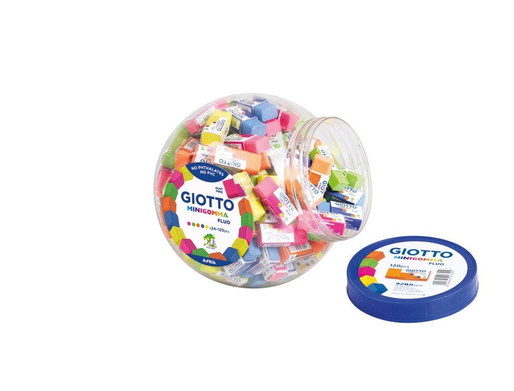 GIOTTO - GOMMA FLUO GOMA DE BORRAR LAPIZ TARRO -120U- (Ref.F232700)