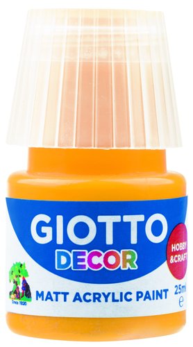 GIOTTO - PINTURA ACRILICA 25 ml (bote) AMARILLO OSCURO (Ref.F538104)