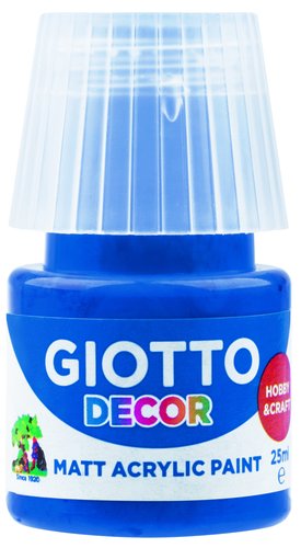 GIOTTO - PINTURA ACRILICA 25 ml (bote) AZUL ULTRAMAR (Ref.F538117)