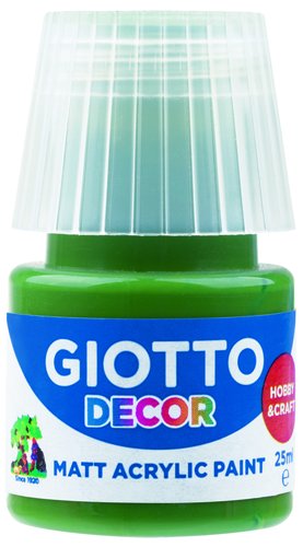 GIOTTO - PINTURA ACRILICA 25 ml (bote) VERDE BOSQUE (Ref.F538113)