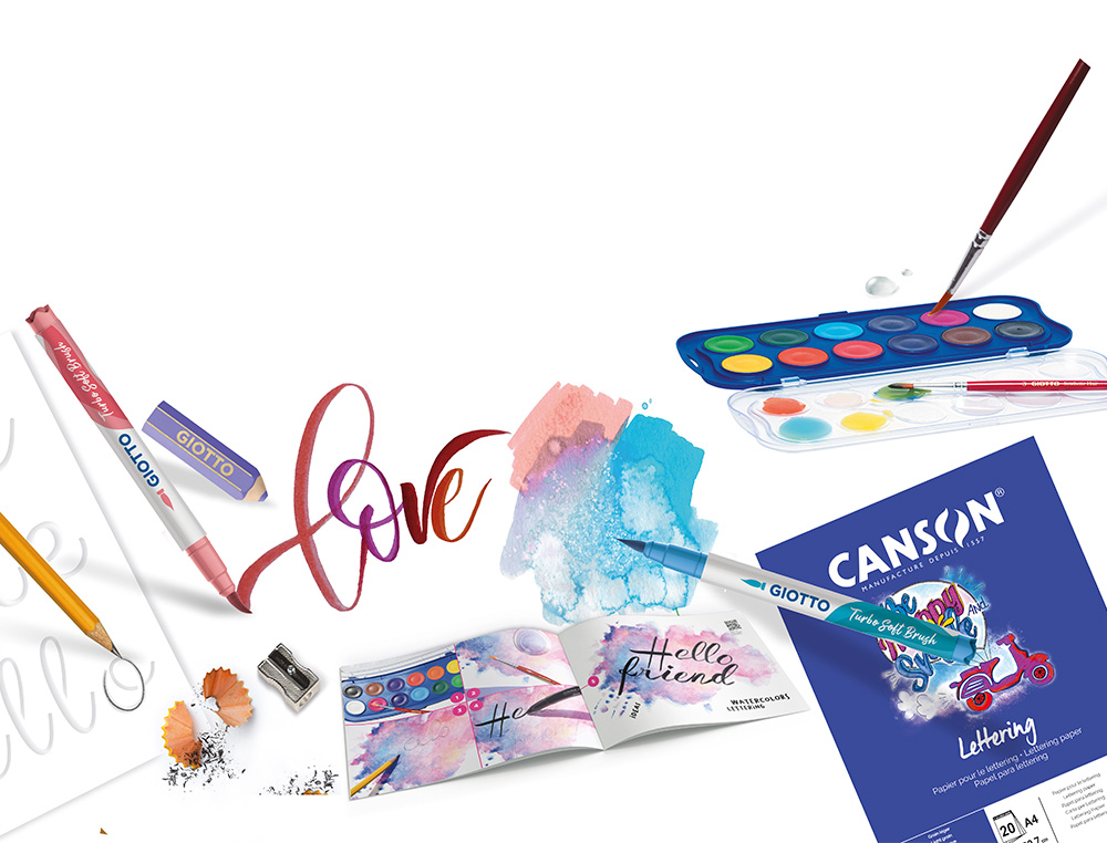 GIOTTO - SET JUEGO ART LAB FANCY LETTERING (Ref.F582100)