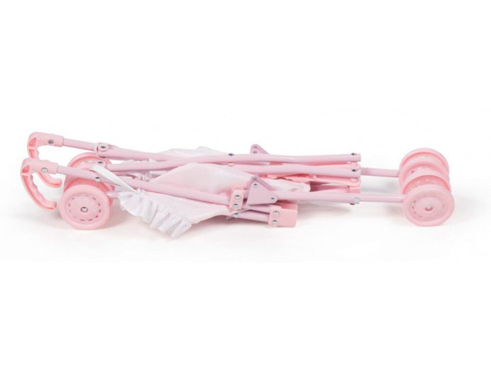 GOULA - SILLA PEQUEÑA DE PASEO PARA MUÑECAS CARLOTA COLOR ROSA 550X270X410 MM (Ref.60404)