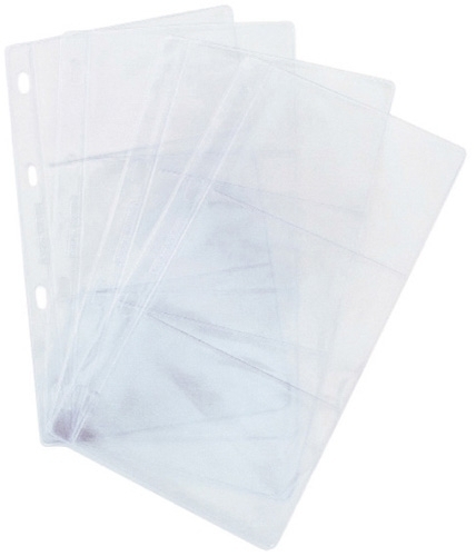 GRAFOPLÁS - FUNDA para TARJETAS PP 110µ 4º 3 DPTOS. 11 TAL. BOLSA de 10 (Ref.3802000)