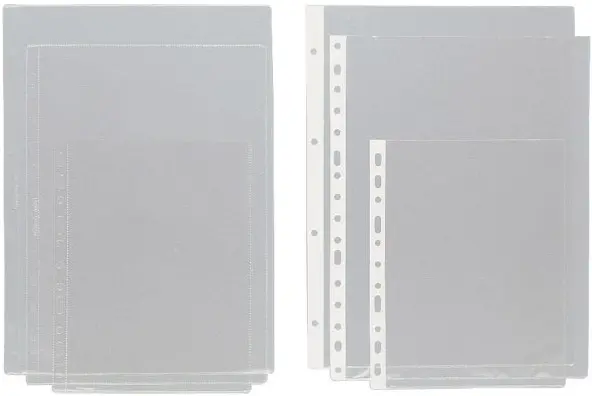 GRAFOPLÁS - FUNDAS PVC - A4 - 4 Taladros - TRANSPARENTE - Caja 100u. (Ref.05540004)
