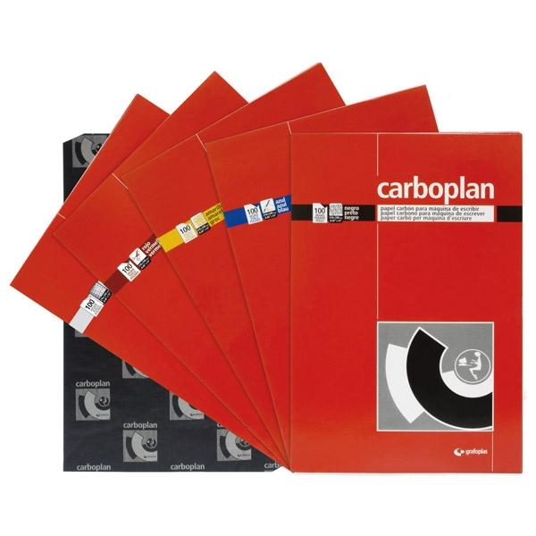 GRAFOPLÁS - PAPEL CARBON PACK 10H CARBOPLAN NEGRO (Ref.72090010)