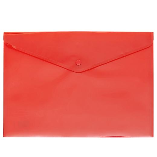 GRAFOPLÁS - SOBRE BROCHE ECOPLÁS FOLIO POLIPROPILENO TRANSLÚCIDO ROJO (Ref.4871251)