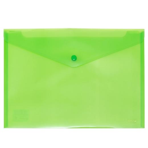 GRAFOPLÁS - SOBRE BROCHE ECOPLÁS FOLIO POLIPROPILENO TRANSLÚCIDO VERDE (Ref.4871220)