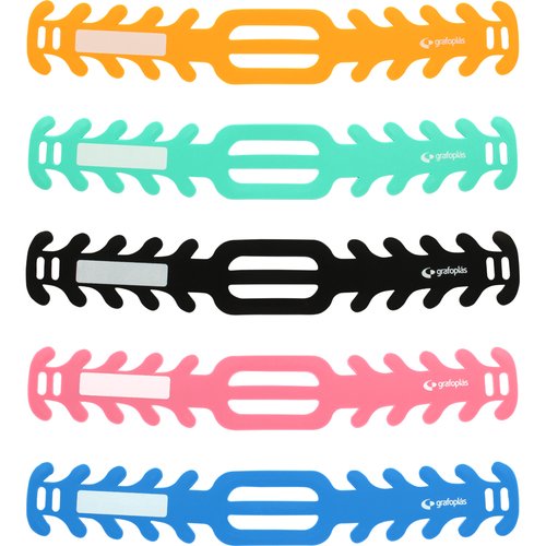 GRAFOPLÁS - SUJETA MASCARILLA SUJETAMASK 218x22 mm. PP SURTIDO PACK de 5 (Ref.85000899)