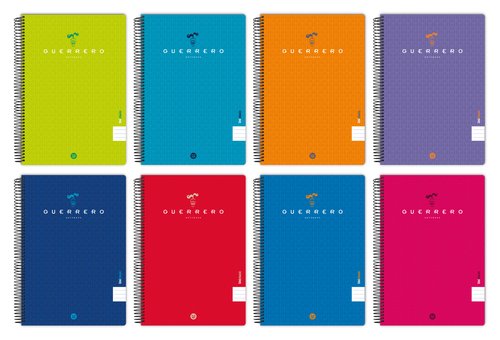 GUERRERO - BLOC UNICLASIC tapa PP 4º 80h HORIZONTAL 90g COL.SUR. (Ref.88452198)