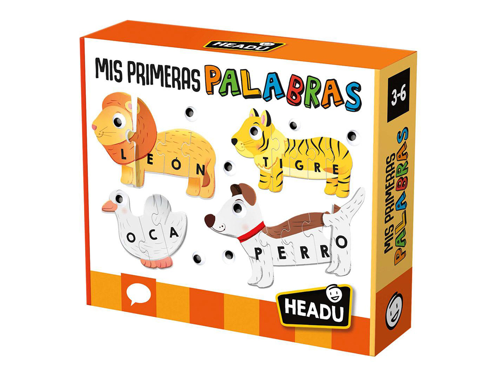 HEADU - MIS PRIMERAS PALABRAS MONTA LOS ANIMALES Y APRENDE A LEER 3-6 AÑOS (Ref.130012101)