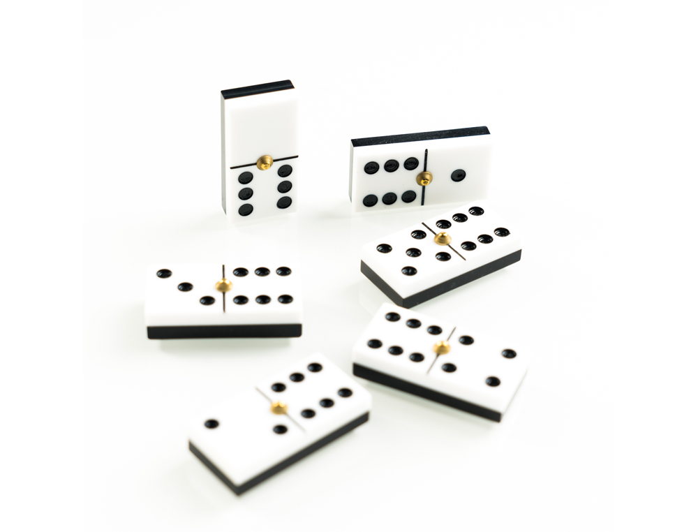 HERACLIO FOURNIER - JUEGO DOMINO CHAMELO MARFILINA CAJA PLASTICO (Ref.6562)