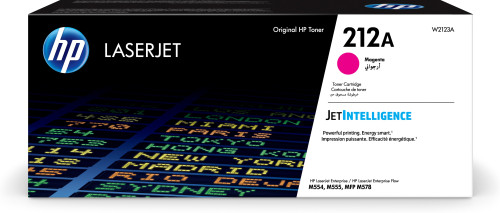 HP - Cartucho de tóner Original LaserJet 212A magenta (Ref.W2123A)