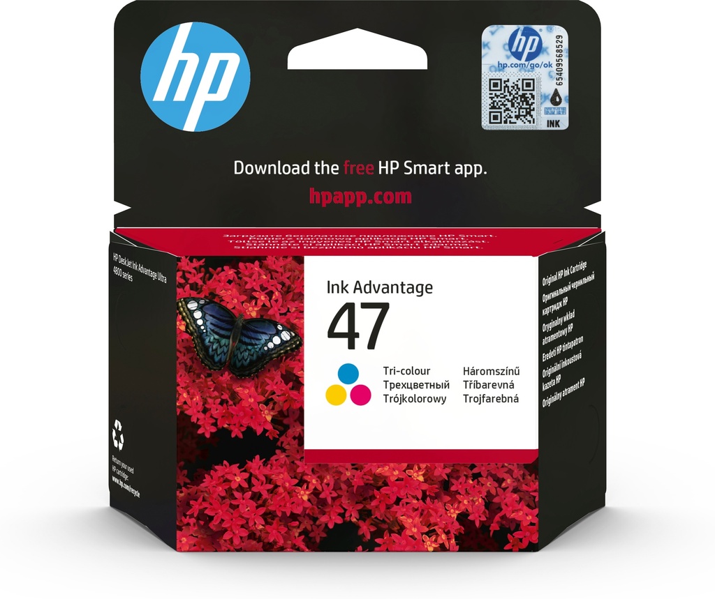HP - DeskJet 4828 Cartucho Color Nº47 (Ref.6ZD61AE)