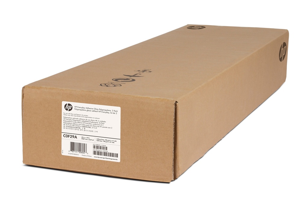 HP - Everyday Adhesive Gloss Polypropylene 1067 mm x 22.9 m 140g/m2 (Pack 2 UD.) (Ref.C0F29A)
