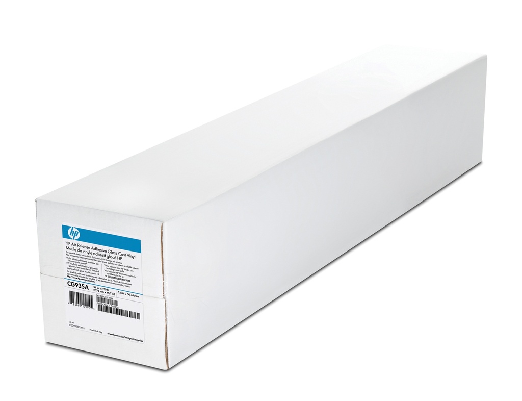 HP - Papel Inkjet Adhesive Air Cast Glossy Release Vinyl 54 (Ref.CG935A)
