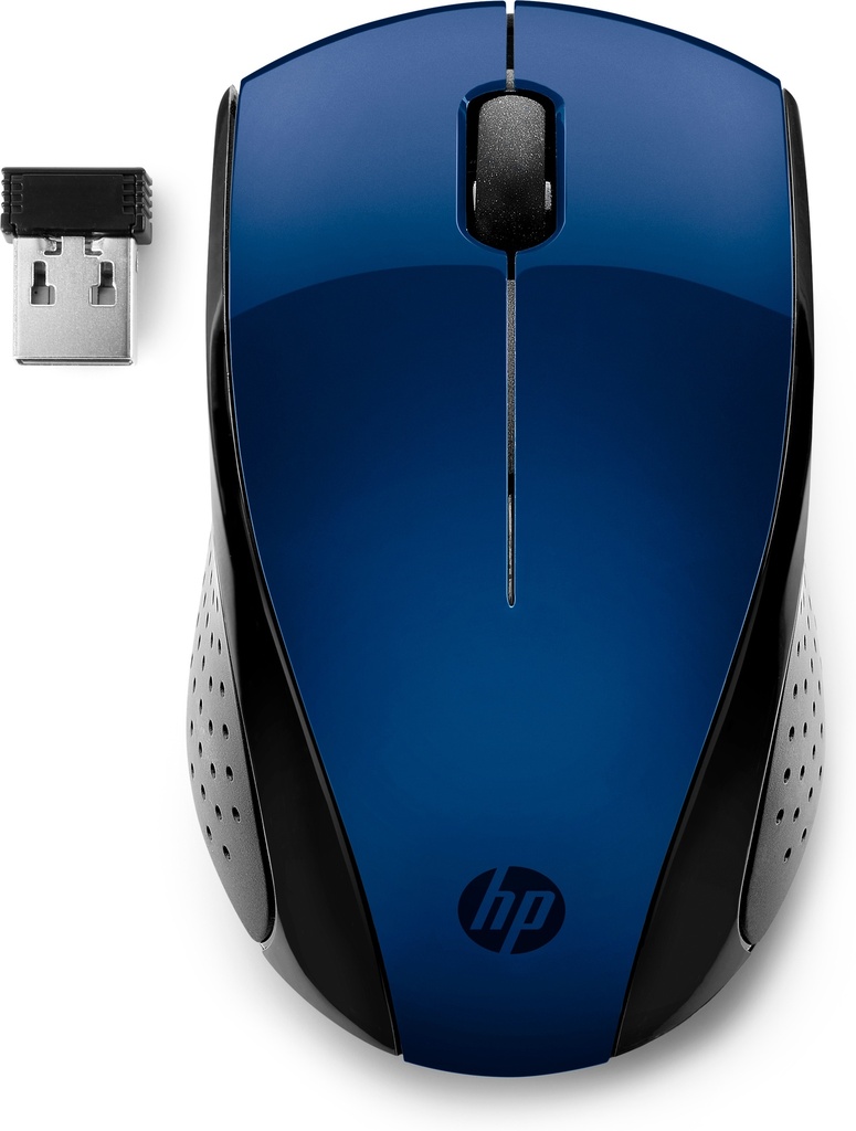 HP - Raton Optico Wireless Lumiere 220 Ambidiestro Azul y Negro/Bateria AA (Ref.7KX11AA#ABB)