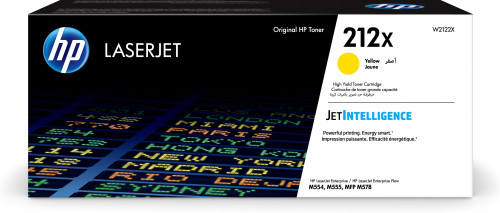 HP - TONER AMARILLO LASERJET ENTERPRISE M554, M555, M578 -212X (Ref.W2122X)
