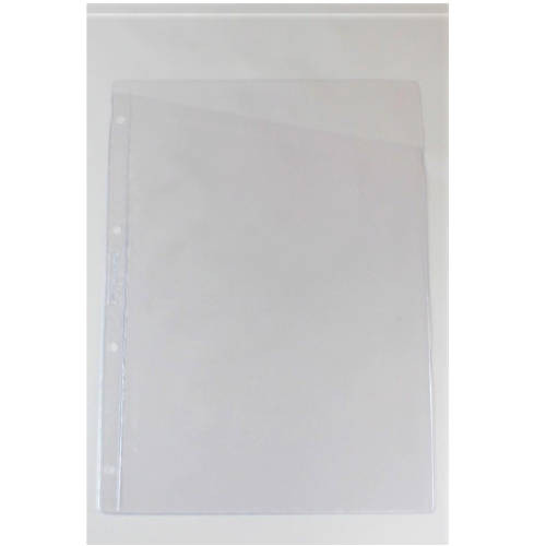IBERPLAS - CAJA 100 FUNDAS FORMATO A4 PORTAPLANOS CORTE DIAGONAL 4 TALADROS (Ref.140100)