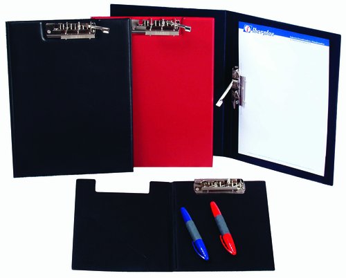 IBERPLAS - CARPETA con PINZA MINICLIP SUPERIOR PVC 4º NEGRO (Ref.367-00)