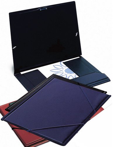 IBERPLAS - CARPETA de GOMAS y BOLSA PVC Fº NEGRO (Ref.333CB-00)