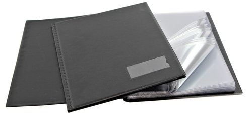 IBERPLAS - CARPETA FUNDAS (TARIFARIO) PVC RIGIDO Fº 10 F. NEGRO (Ref.305N-00)