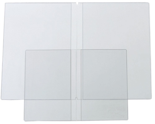 IBERPLAS - FUNDA CARNET IBERP.PVC MENU 150µ DOBL.4º PAQUETE de 50 (Ref.1038Q-10)