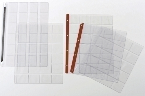 IBERPLAS - FUNDA para DIAPOSITIVAS PVC 150µ Fº 4 TAL. 24 DPTO. PAQUETE de 100 (Ref.136R-10)