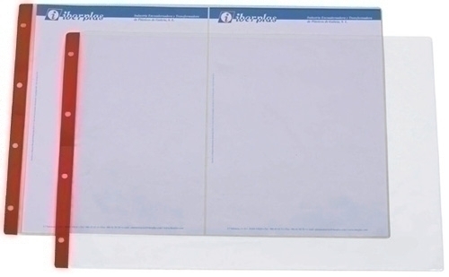 IBERPLAS - FUNDA PVC 100µ PL.NJ. A3 APAISADO 4 TAL.RFZO. PAQUETE de 50 (Ref.220A-10)