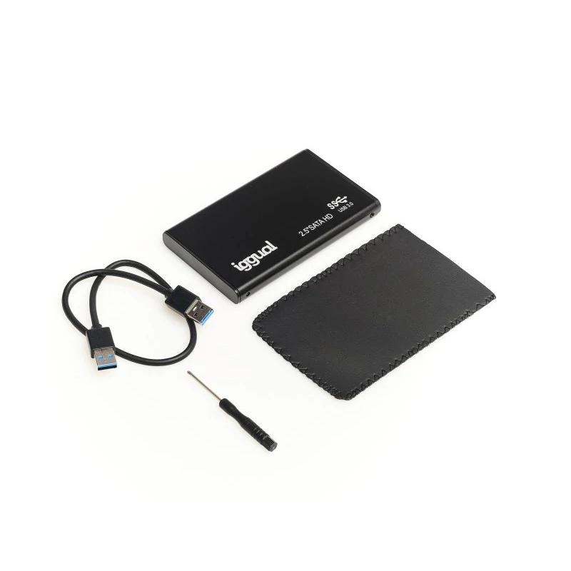 IGGUAL - Caja externa SSD 2.5" SATA USB 3.0 (Ref.IGG317006)