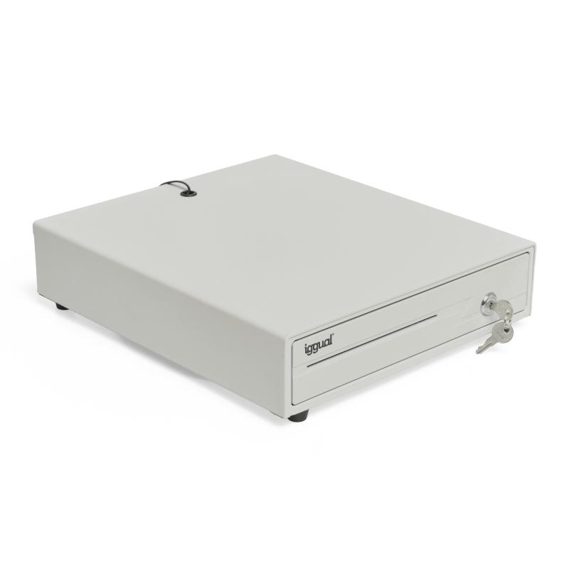 IGGUAL - Cajón portamonedas IRON-10W 38cm 4+6 blanco (Ref.IGG315316)