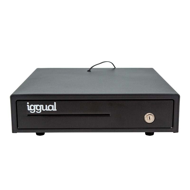 IGGUAL - Cajón Portamonedas IRON-15 37cm 4+8 negro (Ref.IGG317471)