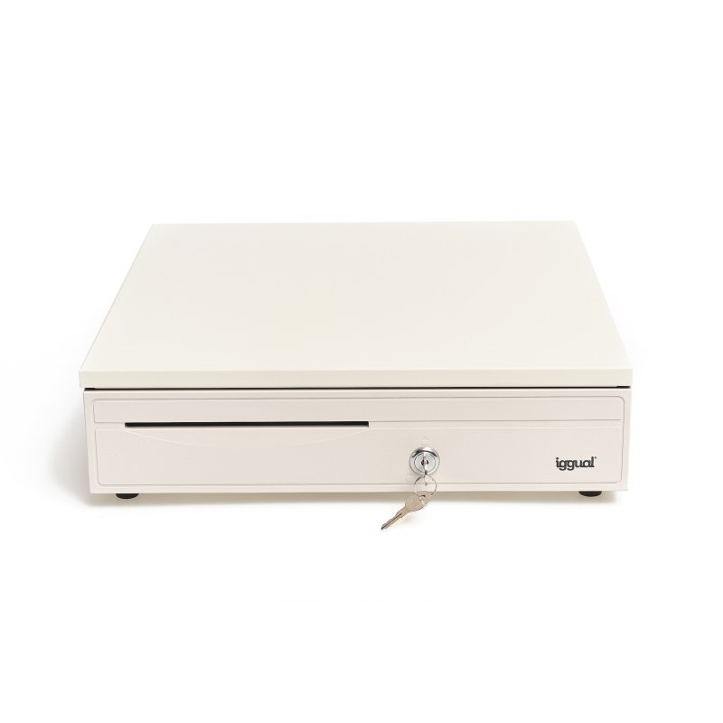 IGGUAL - Cajón portamonedas IRON-30W 42cm 5+5 blanco (Ref.IGG315767)