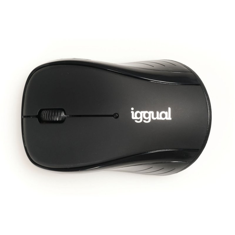 IGGUAL - Ratón inalámbrico WOM-BASIC-1600DPI negro (Ref.IGG316825)