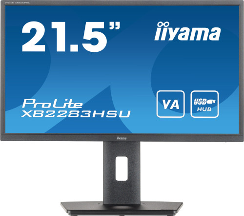 IIYAMA - ProLite pantalla para PC 54,6 cm (21.5") 1920 x 1080 Pixeles Full HD LED Negro (Ref.XB2283HSU-B1)