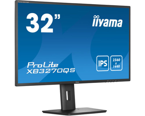 IIYAMA - ProLite pantalla para PC 80 cm (31.5") 2560 x 1440 Pixeles Wide Quad HD LED Negro (Ref.XB3270QS-B5)