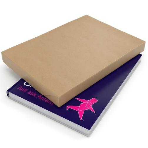 IMAGE - RESMA 50X70 PRIMERA VERJURADO KRAFT NATURAL 80G 5.000 HOJAS (Ref.546587)