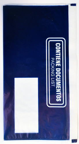 INTERMARK - CAJA DE 1000 SOBRES PACKING LIST 225X122MM VENTANA DERECHA IMPRESO AZUL/BLANCO (Ref.402640)