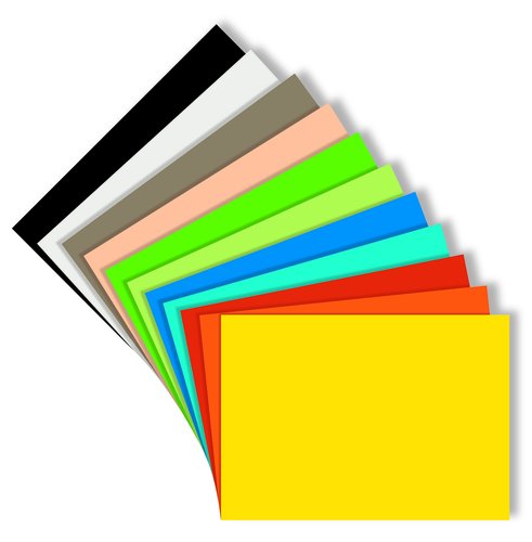 IRIS - CARTULINA 50x65 cm 185g NEGRO PAQUETE de 125 (Ref.C200040273)