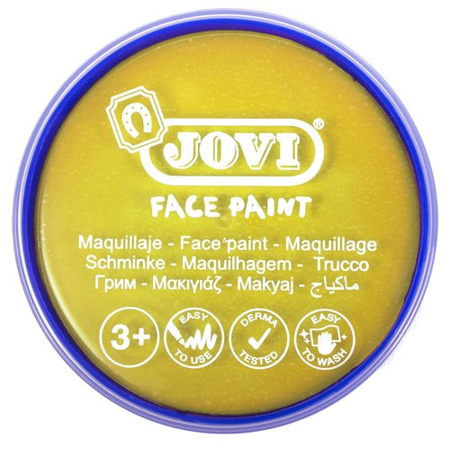 JOVI - MAQUILLAJE CREMA FACE PAINT BOTE de 20 ml CAJA de 5 AMARILLO (Ref.17702)
