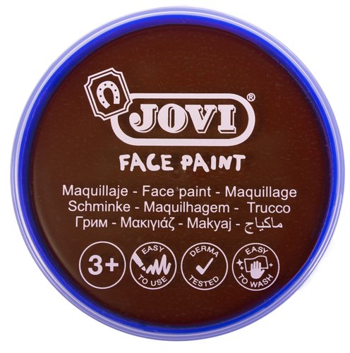 JOVI - MAQUILLAJE CREMA FACE PAINT BOTE de 20 ml CAJA de 5 MARRON (Ref.17709)