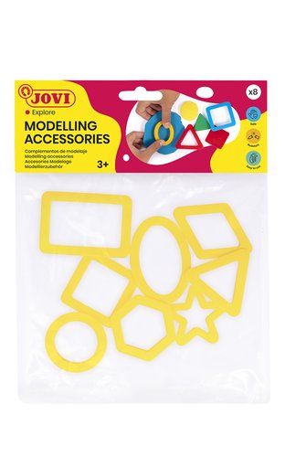 JOVI - MOLDES BOLSA 8 FORMAS GEOMETRICAS FIGURAS (Ref.21)