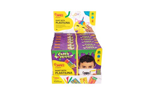JOVI - PLASTILINA CRAZY MONSTERS EXP.6 (Ref.26304)